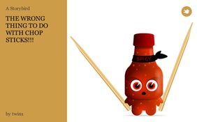 THE WRONG THING TO DO WITH CHOP STICKS!!!