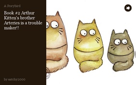Book #2 Arthur Kitten's brother Arteries is a trouble maker!!