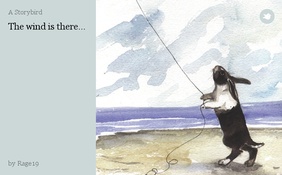 The wind is there...