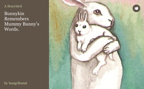 Bunnykin Remembers Mummy Bunny's Words.
