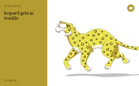 leopard gets in trouble