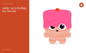 pinky cay is finding her friends