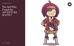 The Girl Who Found the ADVENTURE BOOTS!!!
