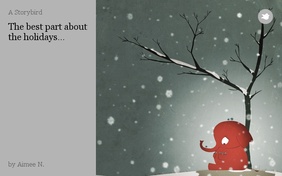 The best part about the holidays...
