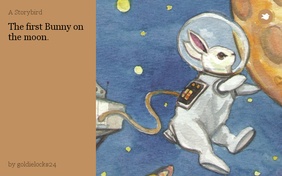 The first Bunny on the moon.