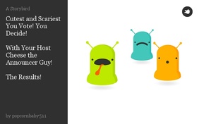 Cutest and Scariest 
You Vote! You Decide!

With Your Host Cheese the Announcer Guy!

The Results!