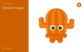 oh lonely Orangey
