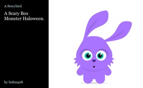 A Scary Box Monster Haloween.
