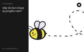 why do bee's buzz in peoples ears?