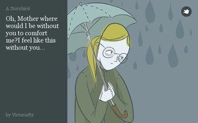 Oh, Mother where would I be without you to comfort me?I feel like this without you...