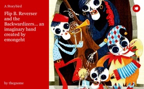 Flip B. Reverser and the Backwardizers... an imaginary band created by emongeht
