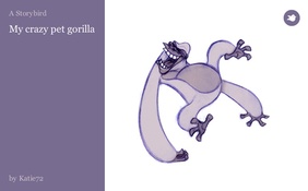 My crazy pet gorilla