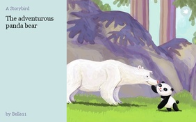 The adventurous panda bear