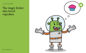 The Angry Robot who loved cupcakes