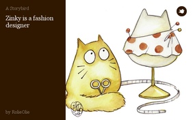 Zinky is a fashion designer