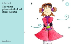 The winter princess & the loud storm monster
