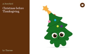 Christmas before Thanksgiving