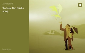 To take the bird's song