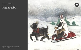 Santa rabbit