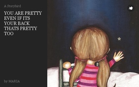 YOU ARE PRETTY EVEN IF ITS YOUR BACK THATS PRETTY TOO