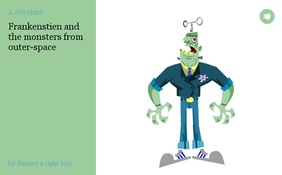 Frankenstien and the monsters from outer-space