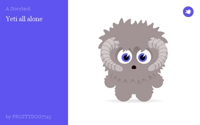 Yeti all alone