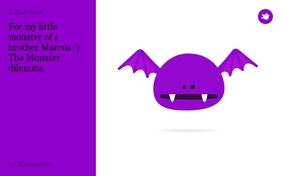 For my little monster of a brother Marcus :) The Monster dilemma