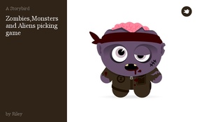 Zombies,Monsters and Aliens picking game