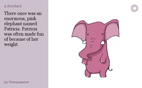 There once was an enormous, pink elephant named Patricia. Patricia was often made fun of because of her weight.