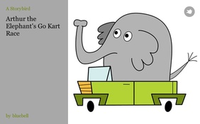 Arthur the Elephant's Go Kart Race