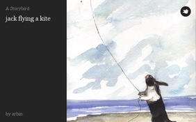 jack flying a kite