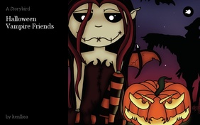 Halloween Vampire Friends
