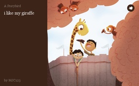 i like my giraffe
