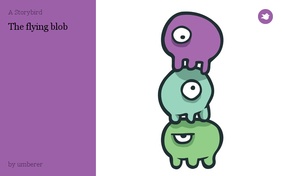 The flying blob