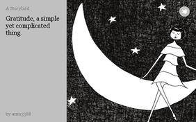 Gratitude, a simple yet complicated thing.
