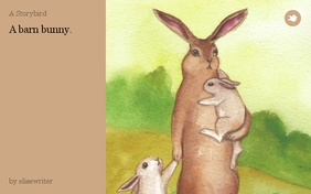 A barn bunny.