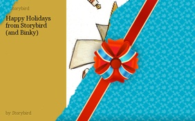 Happy Holidays from Storybird (and Binky)