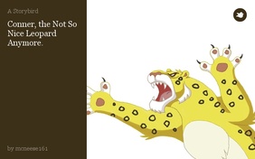 Conner, the Not So Nice Leopard Anymore.