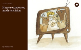 Horace watches too much television