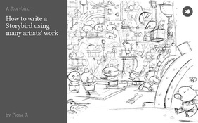 How to write a Storybird using many artists' work