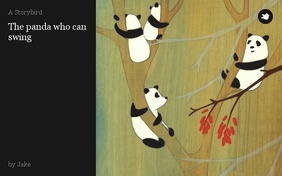 The panda who can swing