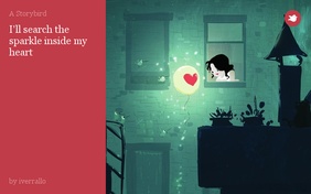 I'll search the sparkle inside my heart