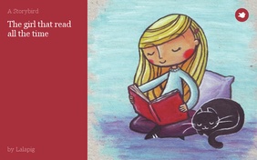 The girl that read all the time
