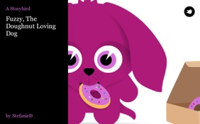Fuzzy, The Doughnut Loving Dog
