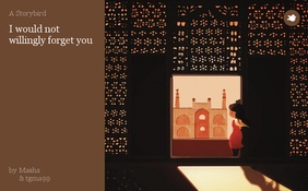 I would not willingly forget you