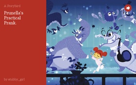 Prunella's 
Practical
Prank.