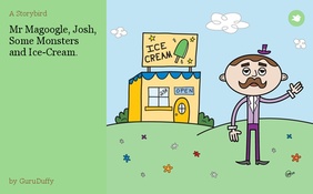 Mr Magoogle, Josh, Some Monsters and Ice-Cream.