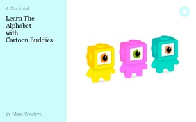 Learn The Alphabet 
with 
Cartoon Buddies