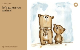 let's go, just you and me!