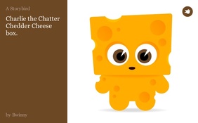 Charlie the Chatter Chedder Cheese box.